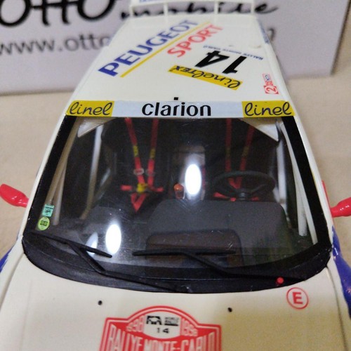 Peugeot 306 Maxi 2024 RMC voiture de rallye modèle carrosserie résine légère décoloration en boite