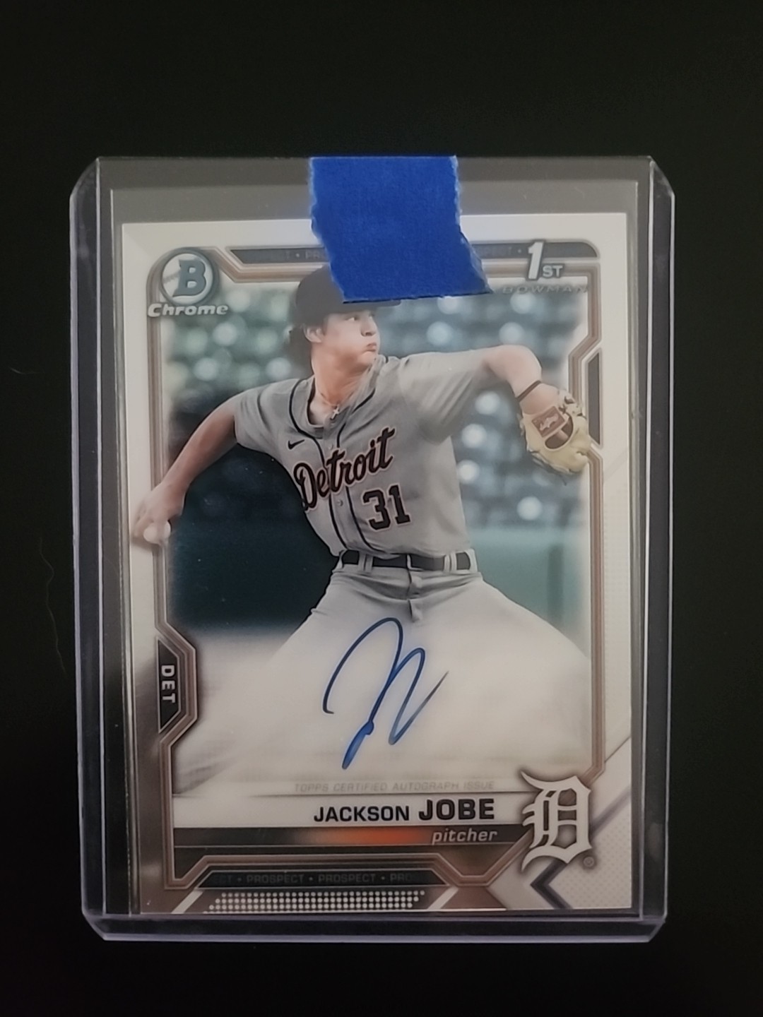 2021 Jackson Jobe Bowman Draft Chrome 1st Auto Rookie #CDA-JJ RC