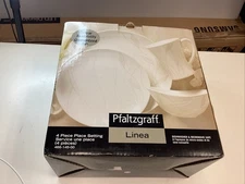 Platzgraff Linea Plate Set Place Setting Dishware White Bowl Mug New In Box