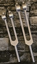 Lot of 2 McCoy Tuning Forks - 128 C  256 C Pre-owned