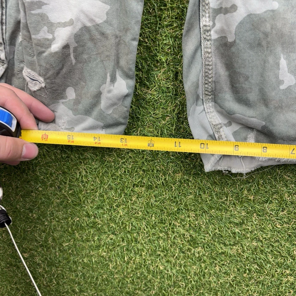 Pantalones Cortos Carga True Religion Para Hombre 34 Isaac Cordón Camuflaje Grunge Patinador y2k Años 90 Foto 3 de 4