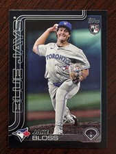 2025 Topps Series 2 Jake Bloss Black Border Parallel Blue Jays #/74 SP RC 63