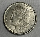 AU 1902-O Morgan Silver Dollar, U.S. $1 Coin Almost Uncirculated