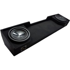 Fits 88-98 Chevy CK Silverado Ext Truck Alpine SWT-10S4 Dual 10" Custom Sub Box