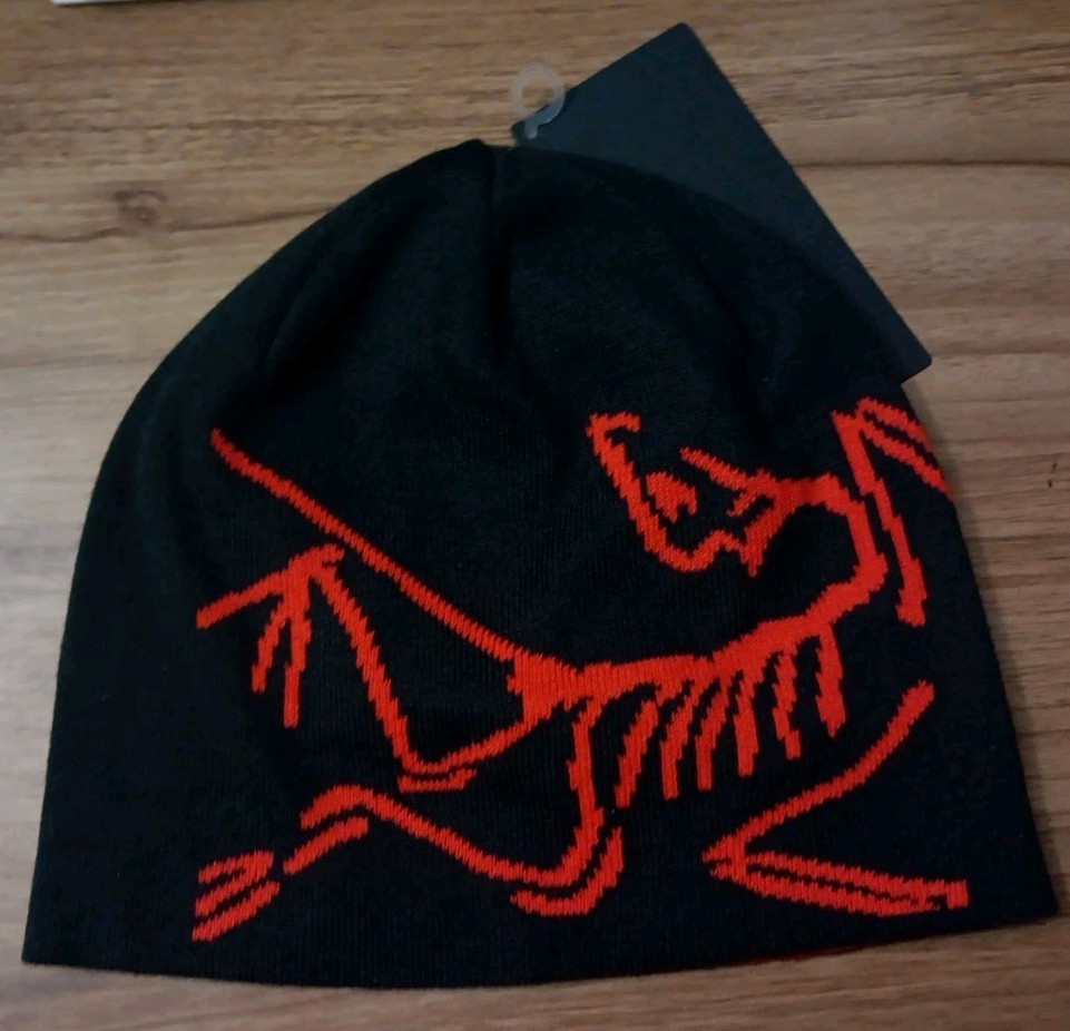 Arc'teryx Beanie leggero testa di uccellino Toque Black Dynasty nuovo