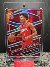 🔥2023-24 Panini Spectra Amen Thompson International Red Rookie (RC) Rockets 