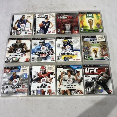 Lot Of 12 PS3 Sport Games- All Include Manuals