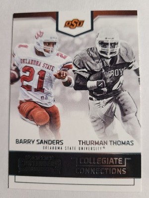 2016 Panini Contenders Draft Picks Collegiate Connections Barry Sanders/Thurman