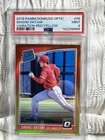 2018 Panini Donruss Optic Shohei Ohtani Variation-Red/Yellow PSA 9 🔥🔥