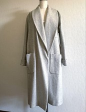 Margaret Howell wool long coat grey 43.3 inches