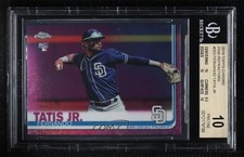 2019 Topps Chrome Pink Refractor Fernando Tatis Jr #203 BGS 10 PRISTINE 1j6