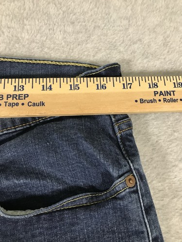 Levi's 514 Jeans Men's 36x34 (Fits 34x32.5)Dark Wash Slim Straight Rodeo Western - Picture 11 of 14