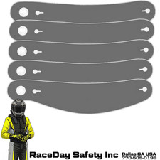 Ultra Shield Pack of 5 Smoke Tinted Tear Offs...