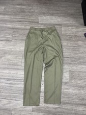 Vintage Women's slacks size 16 Green color