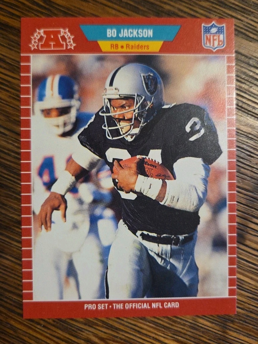 1989 Pro Set #185 Bo Jackson Oakland Raiders 