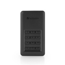 Image of Verbatim Hard Drive Verbatim Store 'n' Go Portable SSD with Keypad Access 256GB