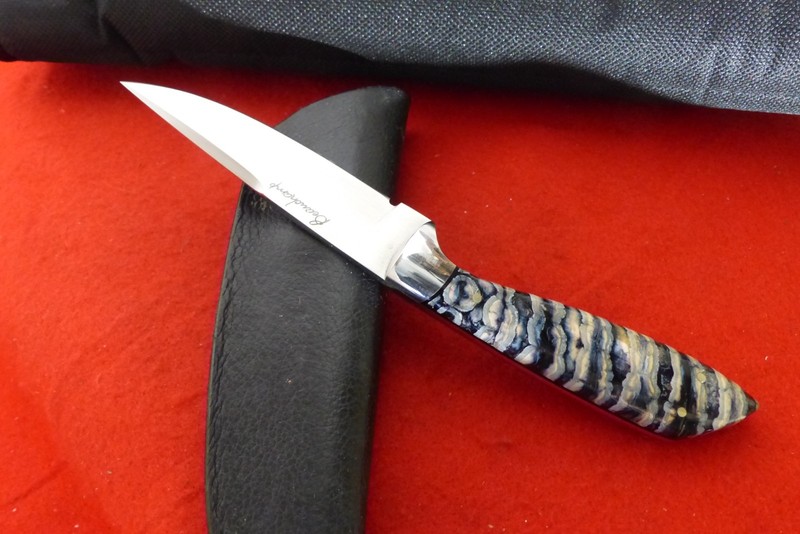 Gaetan Beauchamp 8" Molar Custom Handmade fixed blade Sheath knife MINT