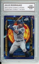 2023 TOPPS COSMIC CHROME #PPS-9 JULIO RODRIGUEZ PLANETARY PURSUIT THE SUN