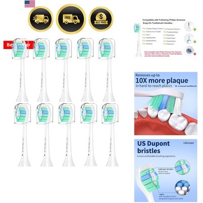 Replacement Toothbrush Heads Compatible with Philips Sonicare Electric Toothb...