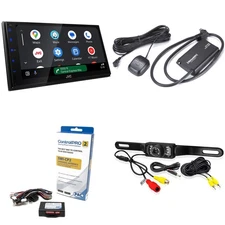 JVC KW-M595BT - 6.8" WSVGA 1DIN Short DMR, CP/AA, iData, SXM, 1Cam, 2.5V Rece...