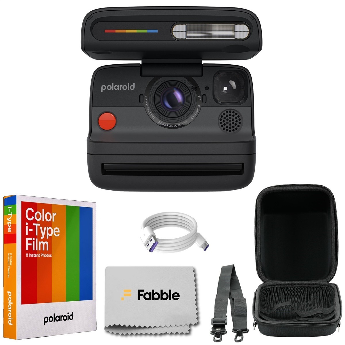 Polaroid Flip Instant Camera Black Color Film Bundle (8 photos) | eBay