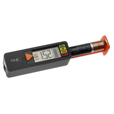 TFA Dostmann Batterietester Batterycheck, 98.1126.01, Für Batterien Und Akkus(Aa