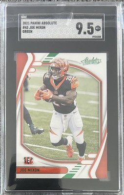 2021 Absolute Joe Mixon Green Foil Parallel #43 Cincinnati Bengals