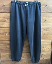 Jerzees Sweatpants XL Made in USA 90s Vintage Streetwear Elastic Waist Black