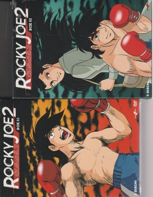 10 DVDs ROCKY JOE 2 YABUKI ASHITA NO JOE Box 1+2 2. Serie komplett eps 01-47