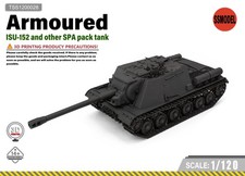 SSMODEL 1/120 ISU-152 Tank Resin Model Kit TSS1200028