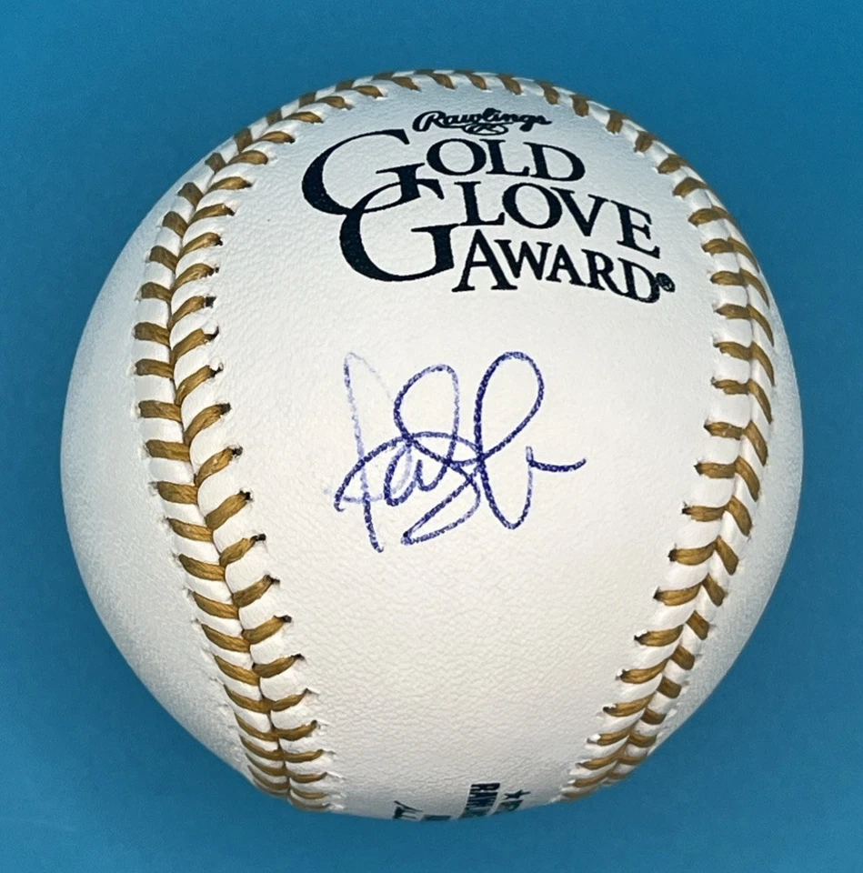 Fernando Tatis Jr. Signed Gold Glove Award Logo OML Baseball (JSA) - Image 2 of 4