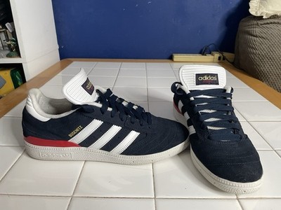 Adidas Busenitz Black White Red Men's Sneakers Skateboarding Size 8.5