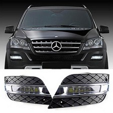 Direct Fit 12w White Led Daytime Running Lights For 09-11 Mercedes W164 Ml-class Direct Fit 12w White Led Daytime Running Lights For 09-11 Mercedes W164 Ml-class
