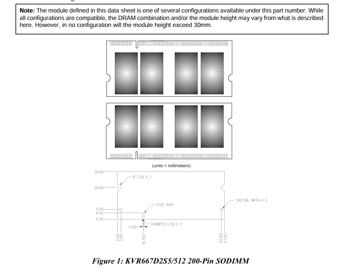 Kingston KVR667D2S5/512 512MB 200PIN SODIMM DDR2 PC2-5300 - Image 4 of 4