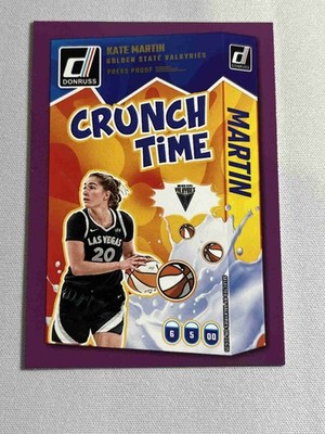 2025 Panini Donruss WNBA Crunch Time #12 A JA WILSON Purple Press Proof