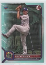 2022 Bowman NPB Nippon Professional Baseball Aqua /175 Daichi Shibata #93 1u6