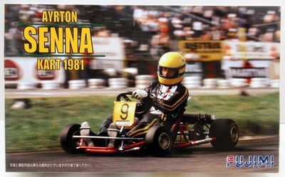 Fujimi Model Co., Ltd. Unpainted Plastic Model 1/20 Ayrton Senna KART 1981 jp