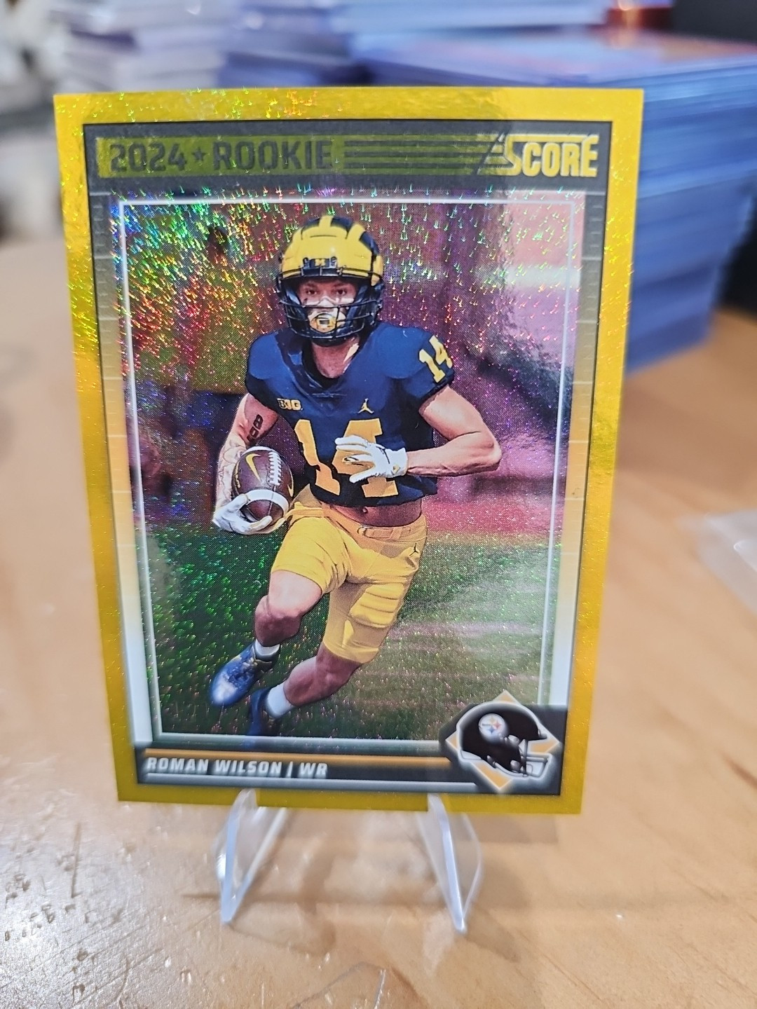2024 Score Gold Dots #360 Roman Wilson Numbered /240 RC ROOKIE