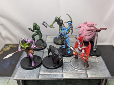 Devil Fiend Pathfinder D D 8 miniature Lot 1