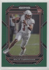 2023 Panini Prizm Draft Picks Green Prizm Malik Cunningham #112 0c2