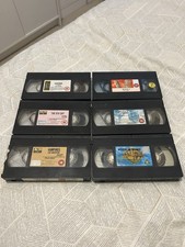 6 VHS Tapes Old 90’s Nostalgia