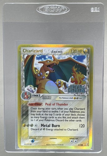 Charizard Delta Species 2006 Pokemon EX Crystal Guardians #4 Reverse Holo LP
