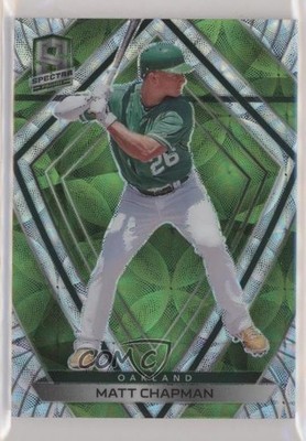 2020 Panini Chronicles Spectra Neon Green Prizm /49 Matt Chapman #86 o7m