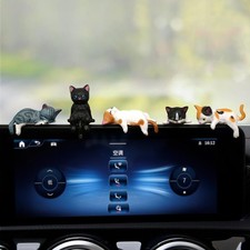 Cat Car Interior Accessories Dashboard Decorations Set Of 5 Cute Small Cat Car Interior Accessories Dashboard Decorations Set Of 5 Cute Small