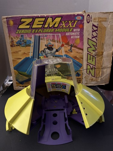 Rare Vintage 1970 Ideal ZEROED ZEM XXI ZEROID Explorer Module - With Box - Read 