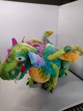 Melissa  Doug Dragon Stuffed Plush 44" Rainbow Jumbo Giant Large