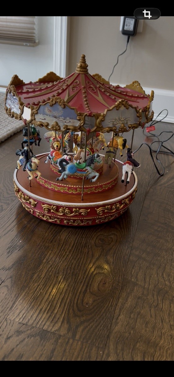 Triple-Decker Carousel Original Classics By Mr. Christmas | eBay