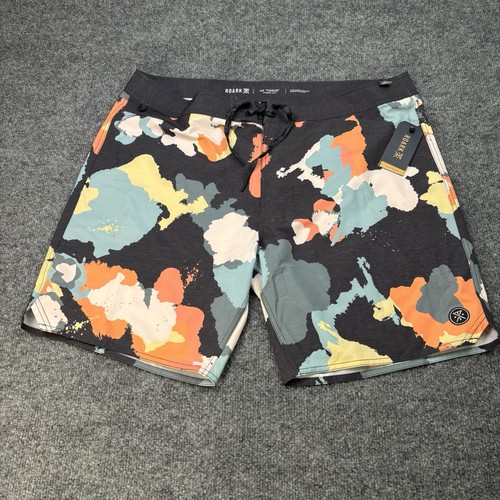 Roark Shorts Men’s Sz 38 The Passage Vistoso 18" Boardshorts Swimsuit Surf Beach - Picture 8 of 14