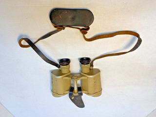 ORIGINAL WORLD WAR 2 GERMAN MILITARY CAG DIENSTGLASS 6X30 BINOCULARS WITH STRAP