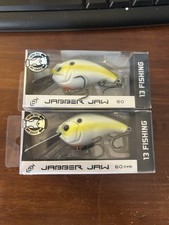13 Fishing Jabber Jaw Crankbaits Olive Shad 2-4 Ft And 7-9 Ft Divers. New